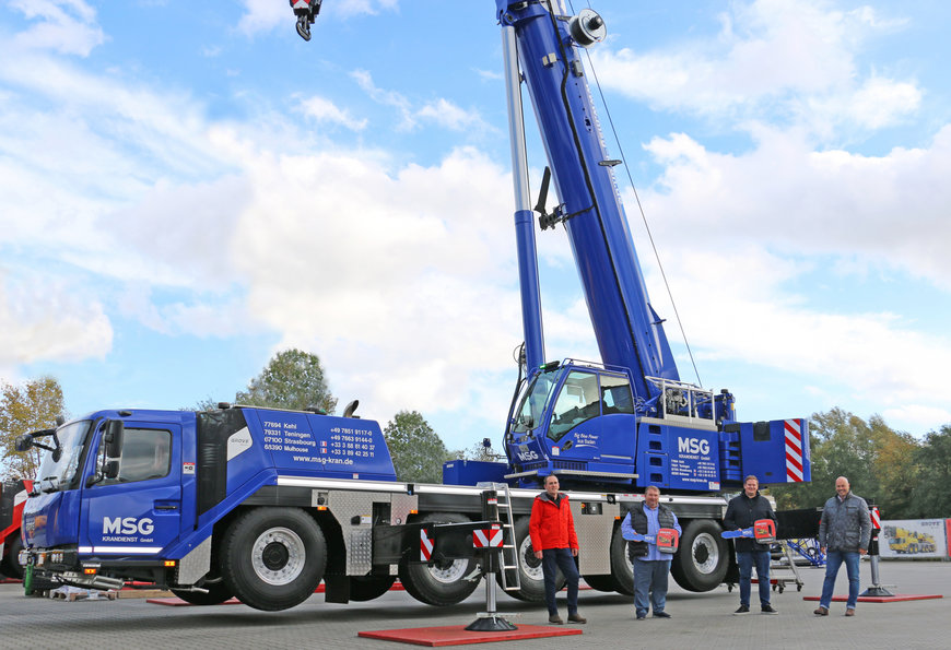 MSG Krandienst strengthens fleet with new four- and five-axle Grove cranes